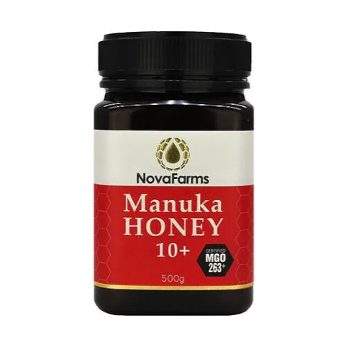 Hũ mật ong Manuka NovaFarms 10+ MGO 263+ loại 500g