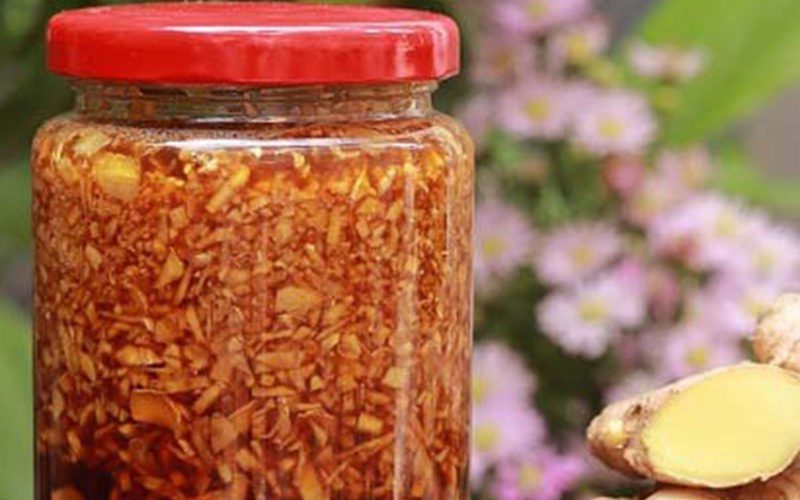 cách làm gừng ngâm mật ong 