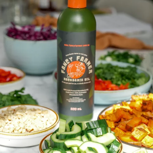 Dầu macca ép lạnh Fancy Farmer 500ml Úc