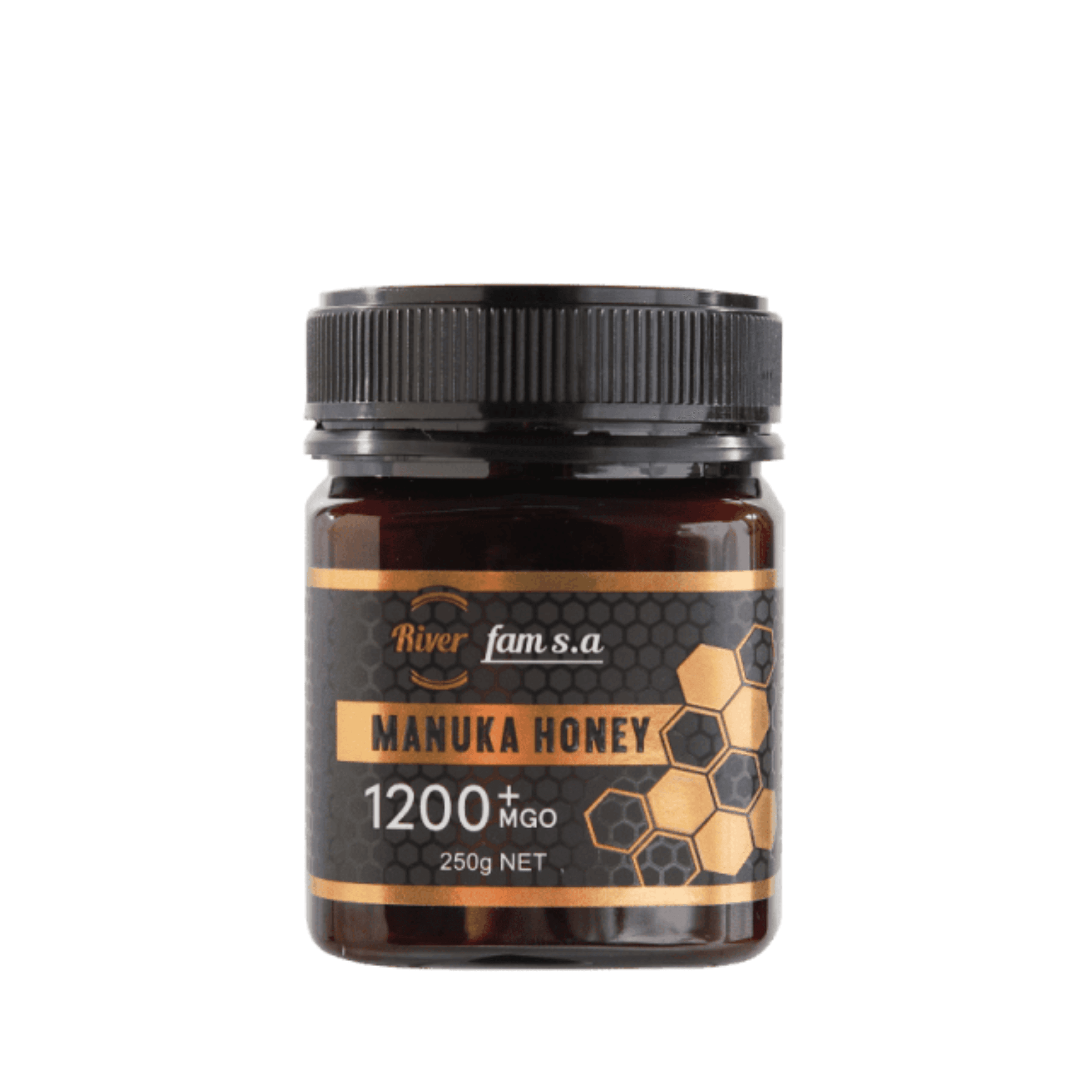 Mật ong Manuka RiverFAM MGO 1200+ 250g hộp thủy tinh Mật ong Manuka RiverFAM 1200+ MGO 250g