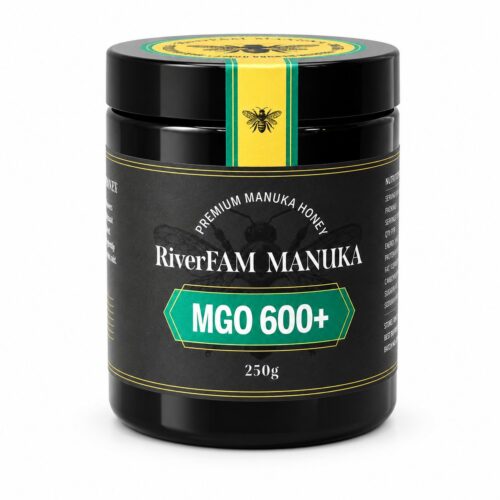 Mật ong Manuka RiverFAM MGO 600+ 250g hộp thủy tinh
