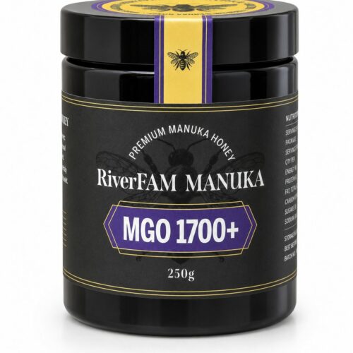 Mật ong Manuka RiverFAM MGO 1700+ 250g hộp thủy tinh