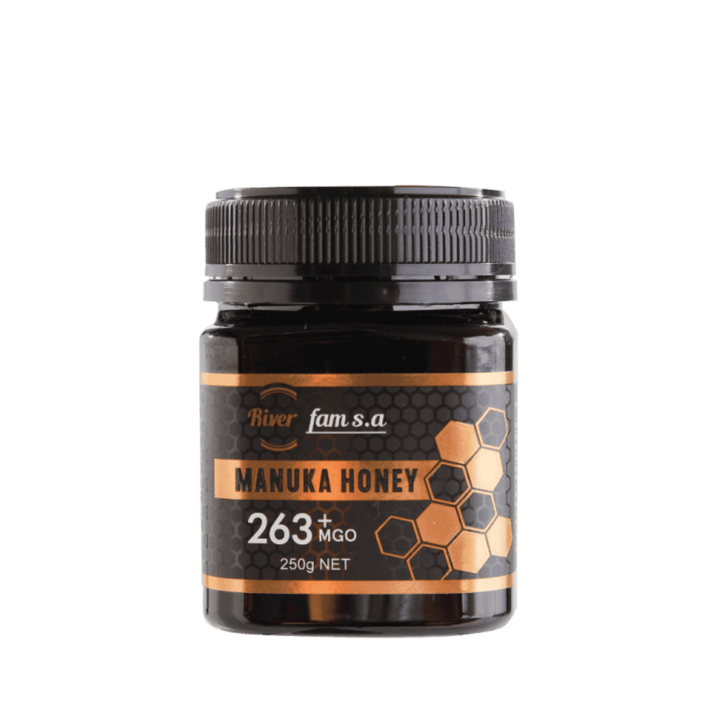Mật ong Manuka RiverFAM 263+ MGO 250g – Dịu nhẹ, khởi đầu chuẩn cho cả nhà Mật ong Manuka RiverFAM 263+ MGO 250g
