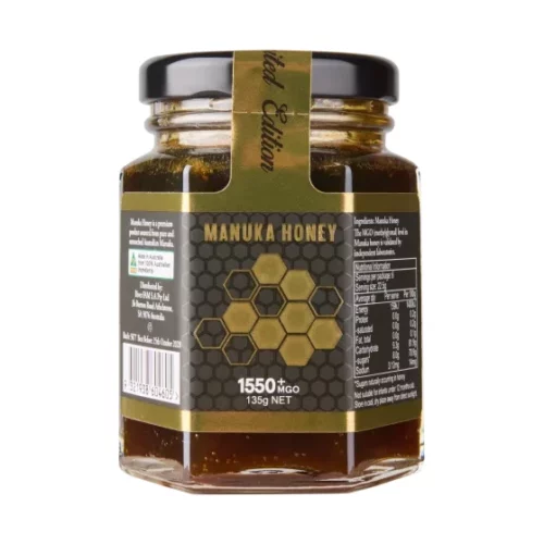 Mật ong Manuka RiverFAM 1550+ MGO 135g – Hũ thủy tinh Limited Edition cô đặc mạnh